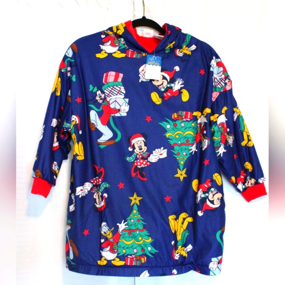 NWT Kids Disney Christmas Snuggly – Navy Blue - Picture 1 of 5